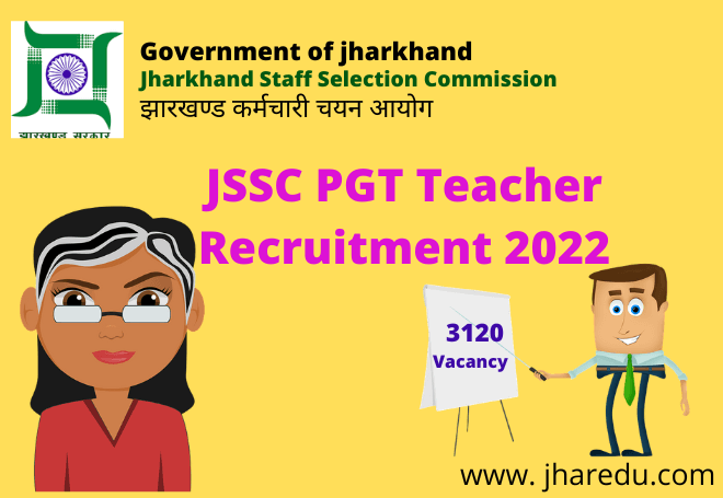 JSSC PGT Teacher Vacancy
